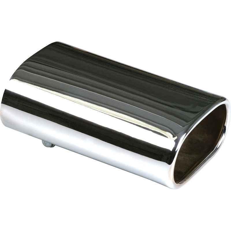 AutoStyle, Terminale di scarico, Rettangolare Inox 76x135mm, Lunghezza 210mm, Connessione 50-60mm