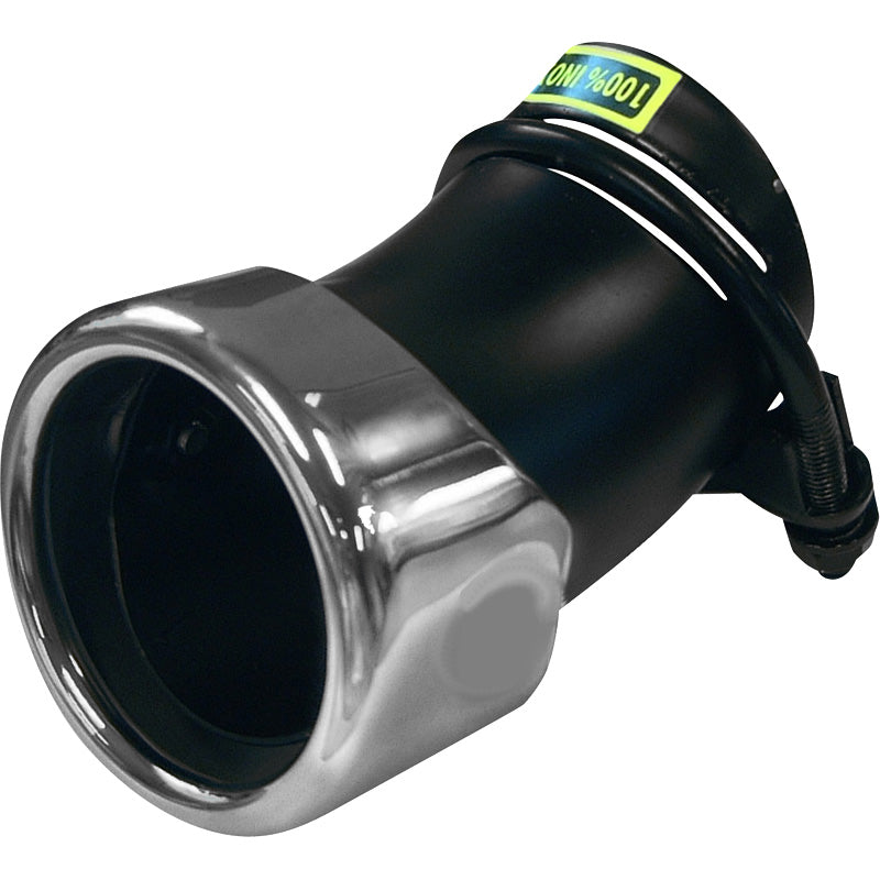 AutoStyle, Terminale di scarico, Rotondo inox 76mm, Regolabile 45-55mm connessione
