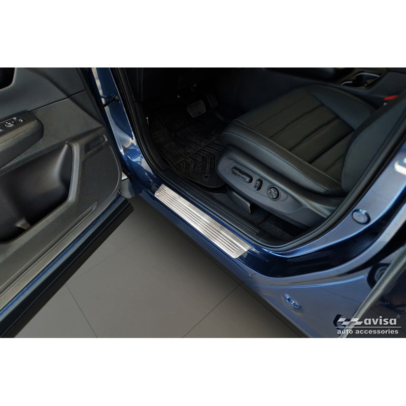 Avisa, Battitacco, Acciaio inox, adatto a Honda CR-V VI (RS_) 2023- - 'Lines' - 4 pezzi
