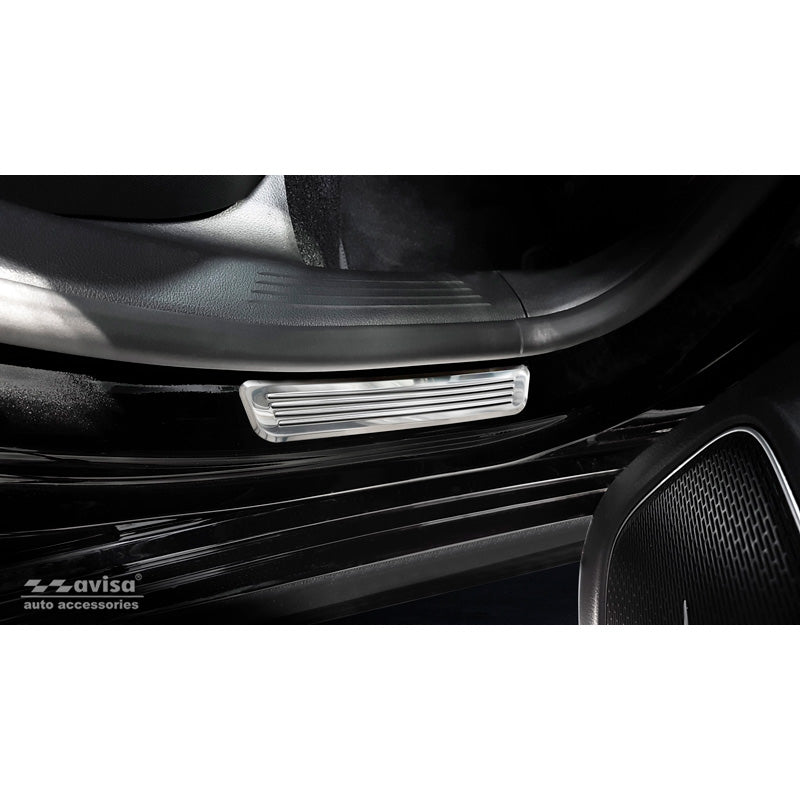 Avisa, prahové lišty, nerezová ocel, vhodné pro Mercedes CLS II Shooting Brake (X118) 2019- 2-dílné (zadní dveře)
