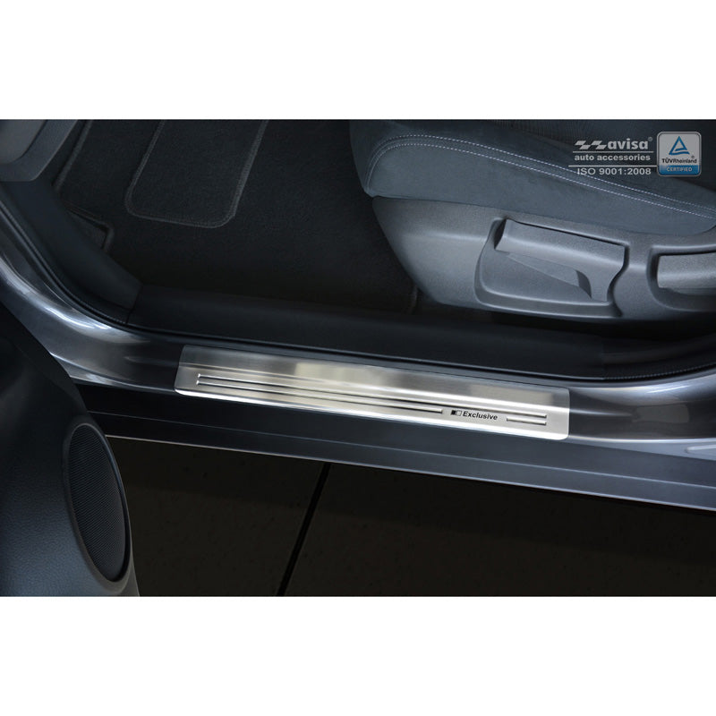 Avisa, Protezioni battitacco, Acciaio inossidabile, adatte per Nissan X-Trail III 2014-2017 & FL 2017-2021 - 'Exclusive' - 4 pezzi