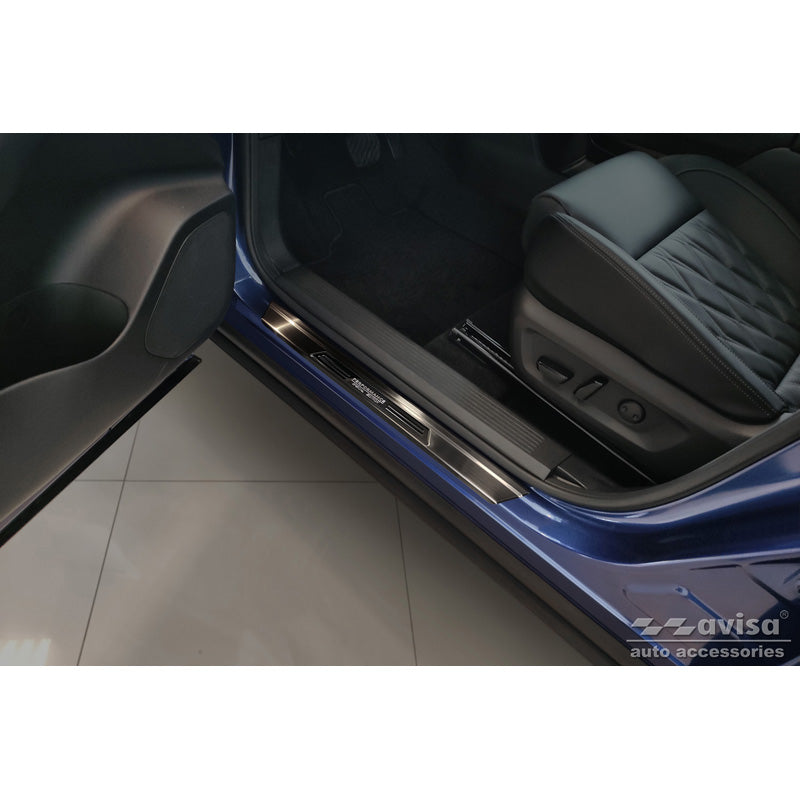 Avisa, Protezioni battitacco, Nero, Acciaio inossidabile, adatte per Nissan X-Trail IV 2021- - 'Performance Special Edition' - 4 pezzi