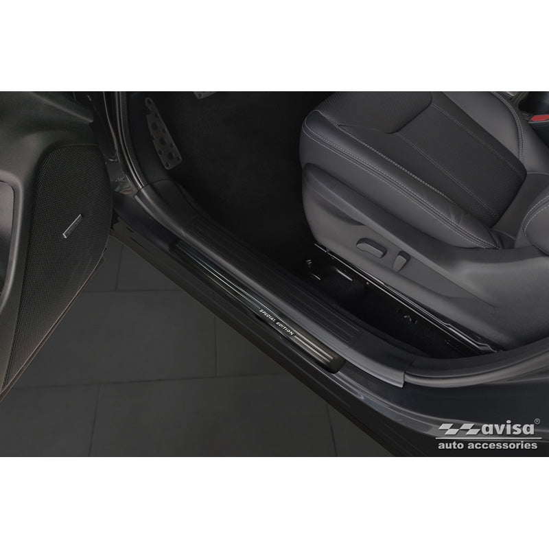 Avisa, nakładki na progi, czarny, stal nierdzewna, pasuje do Subaru Forester (SK) 2018- - 'Special Edition' - 4 części