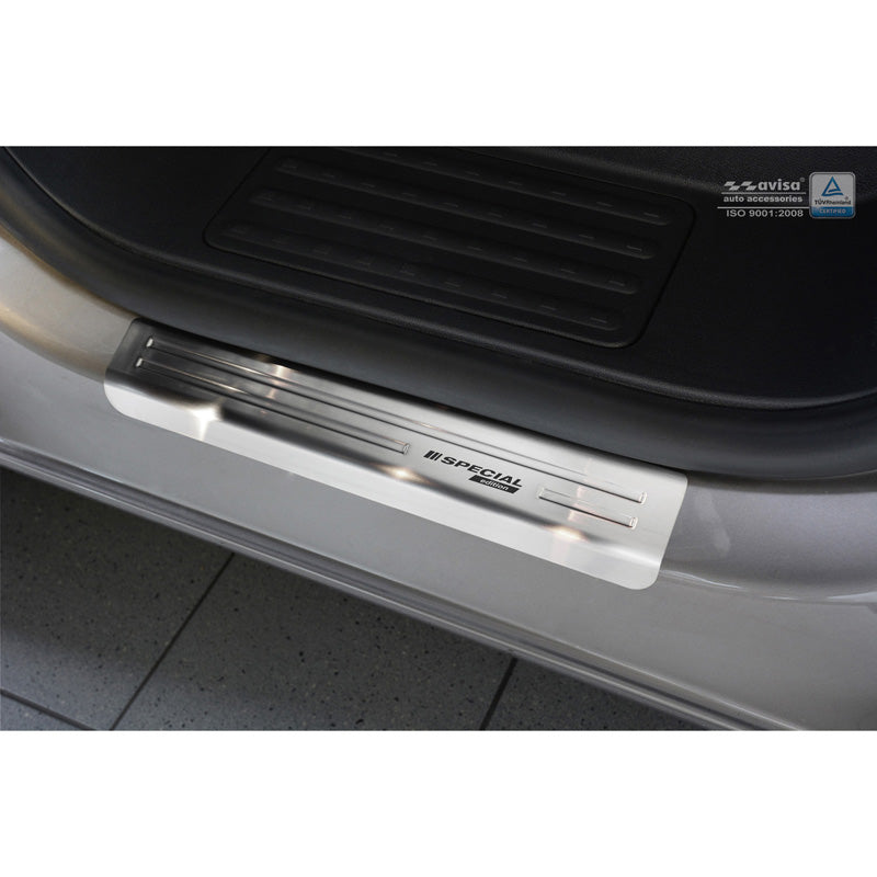 Avisa, Protezioni soglia, Acciaio inossidabile, adatti a Volkswagen Transporter T6 2015- & FL 2019- 'Special Edition' - 2 pezzi