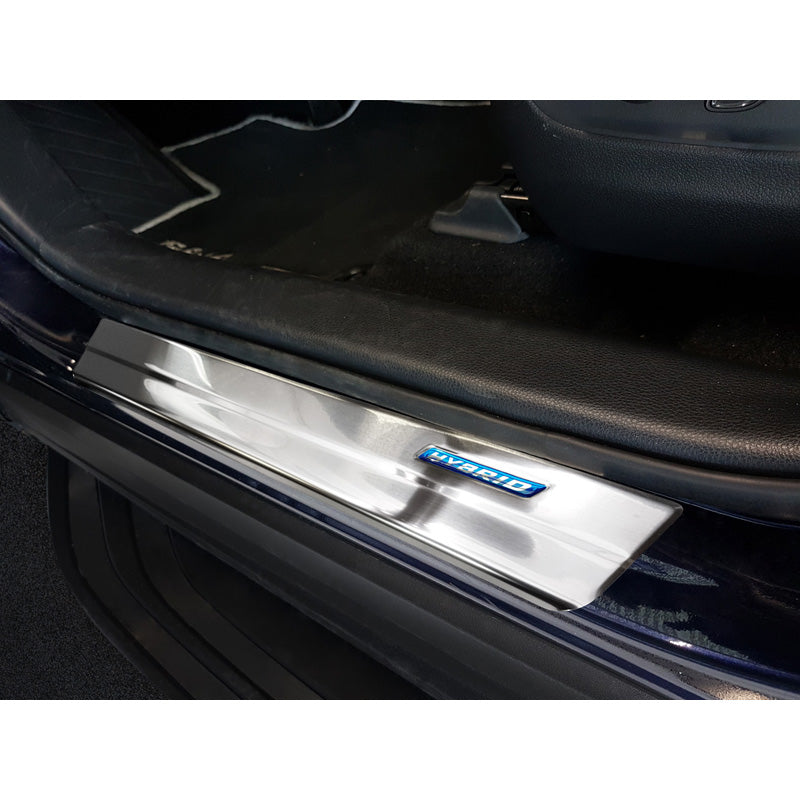 Avisa, instaplijsten, roestvrij staal, geschikt voor Toyota RAV4 (5e gen.) 2018- & Suzuki Across 2020- - 'Hybride' - 4-delig
