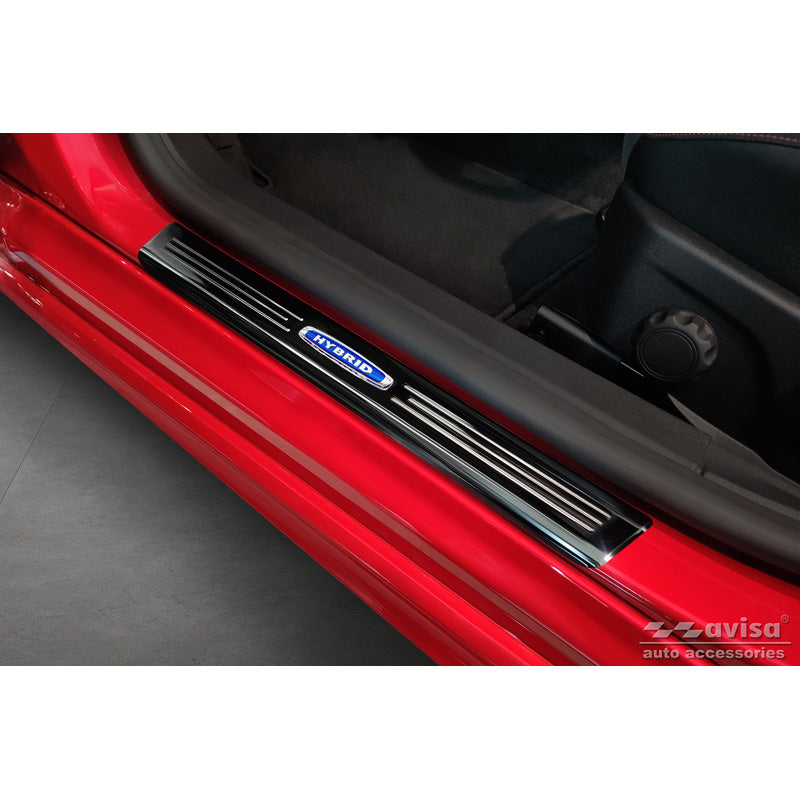 Avisa, Ochrany prahů, černá, nerezová ocel, pasuje na Ford Focus IV excl. ST-Line 2018- 'Hybrid' - 4 díly