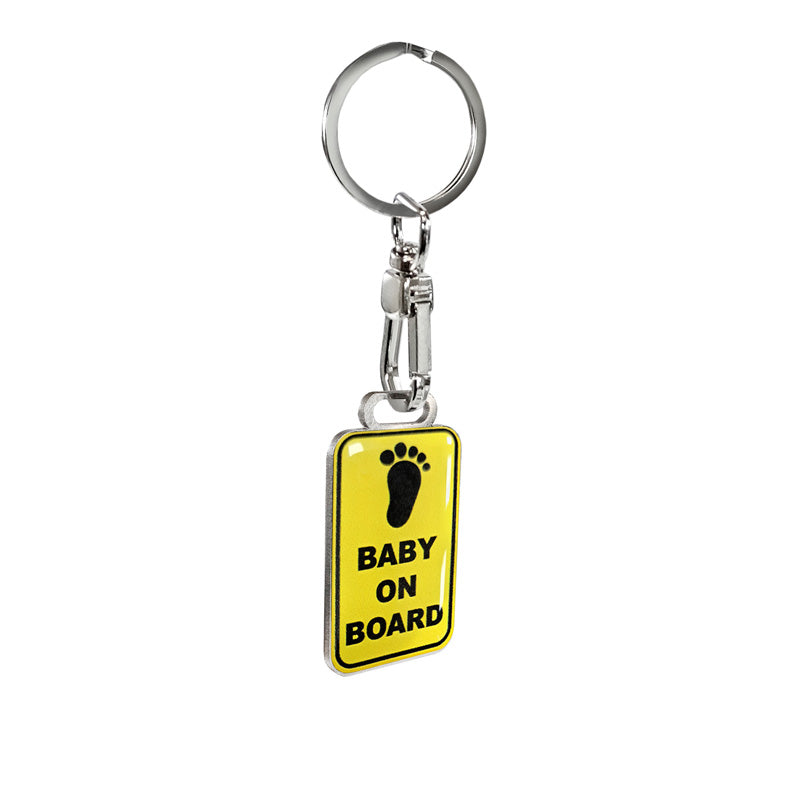 Avisa, Portachiavi, Inox, Baby On Board