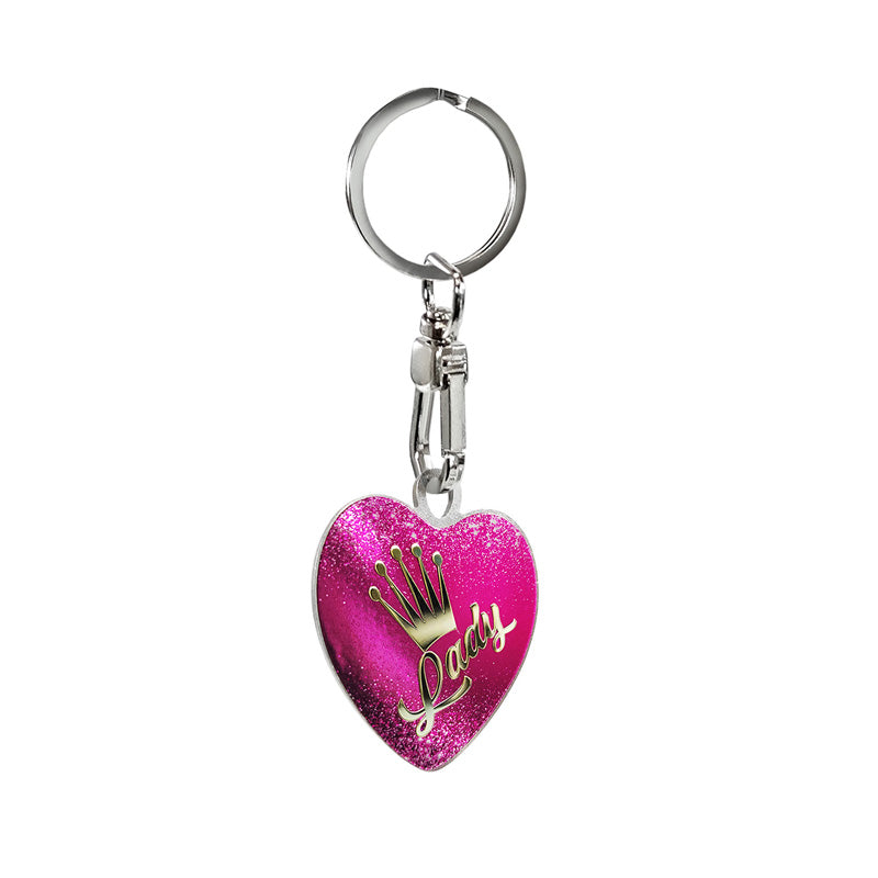 Avisa, Portachiavi, Lady Heart, Acciaio Inossidabile