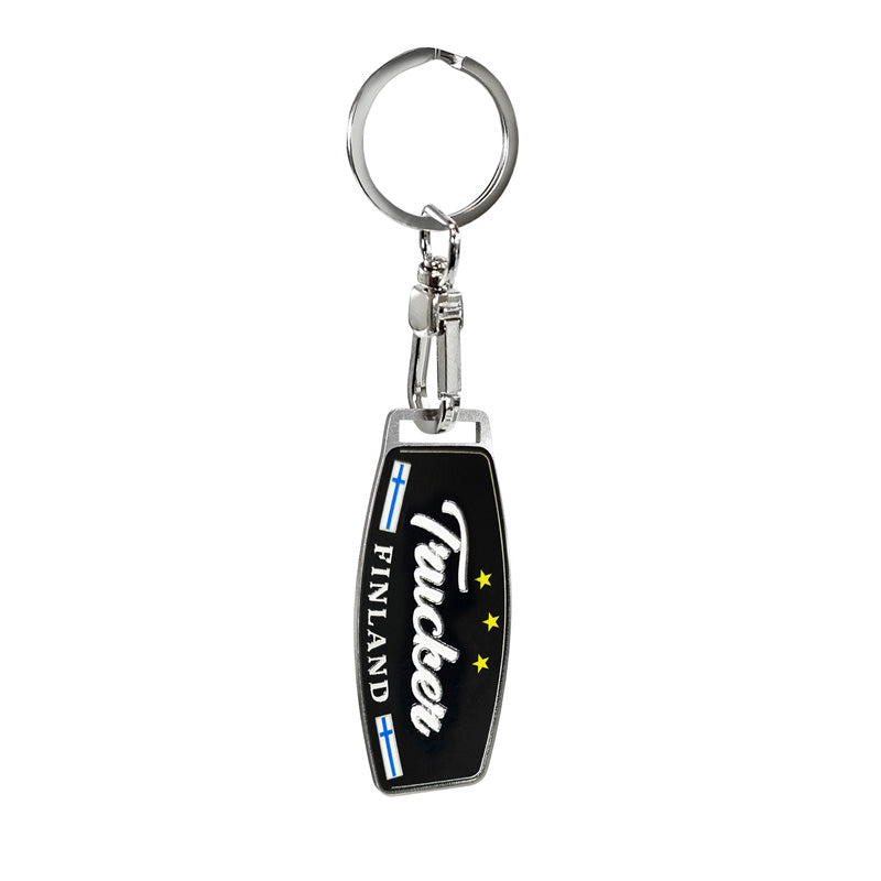 Avisa, Portachiavi, Acciaio inossidabile, Trucker/Finland