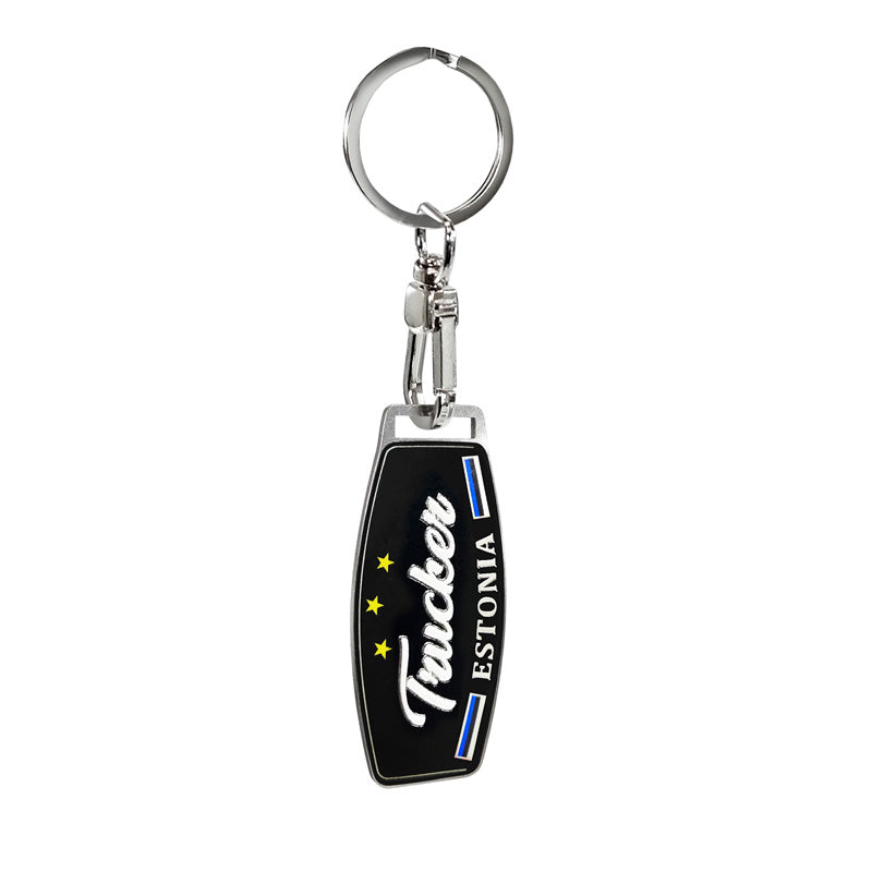 Avisa, Portachiavi, Acciaio inossidabile, Trucker/Estonia