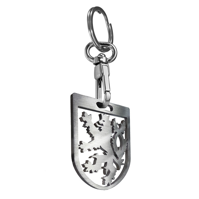 Avisa Porte-clés en acier inoxydable - 'République Tchèque' (Argent)