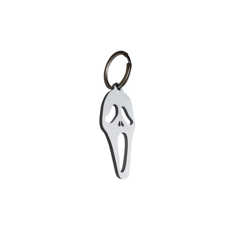 Avisa, Nøglering - 'Ghost' (Hvid) - 7x6,3cm