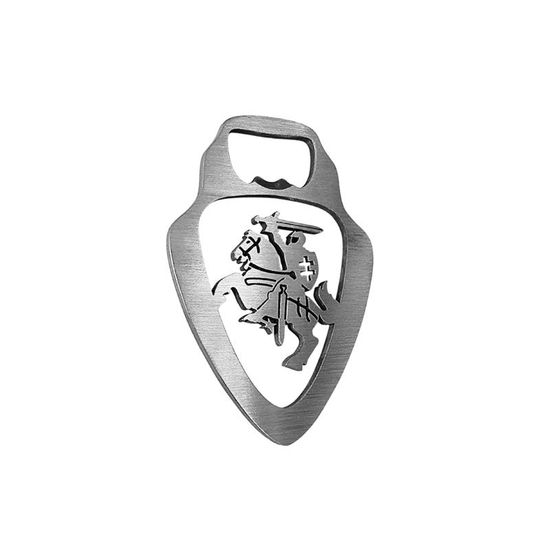 Avisa, Décapsuleur - 'L'emblème de la Lituanie' - Acier inoxydable - 10x7cm