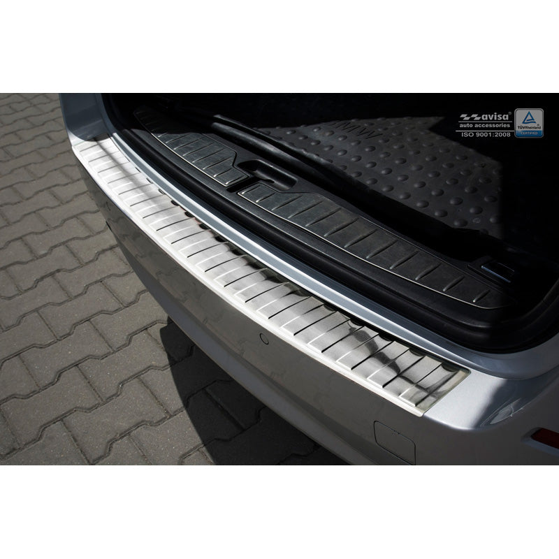 Avisa, protection de pare-chocs arrière, acier inoxydable, convient pour BMW Série 5 F11 Touring 2010-2017 « Ribs »