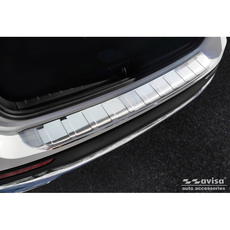 Avisa, ochrana zadního nárazníku, nerezová ocel, vhodné pro Mercedes GLB (X247) incl. AMG 2019- 'Ribs'