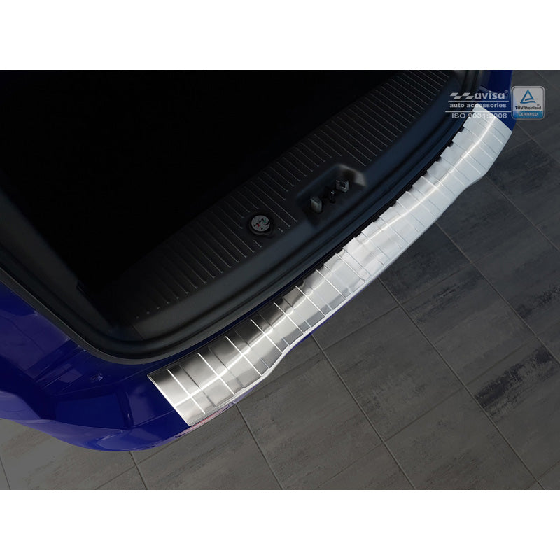 Avisa, ochraniacz tylnego zderzaka, stal nierdzewna, pasuje do Ford Tourneo Courier/Transit Courier 2014- 'Ribs'