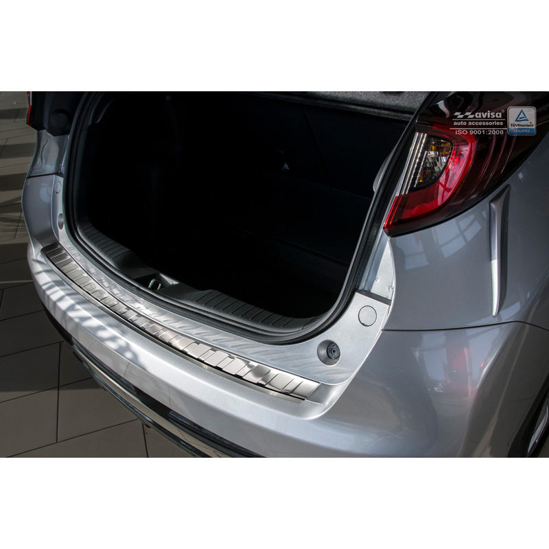 Avisa, ochraniacz tylnego zderzaka, stal nierdzewna, pasuje do Honda Civic IX 5-drzwiowy Facelift 2015- 'Ribs'