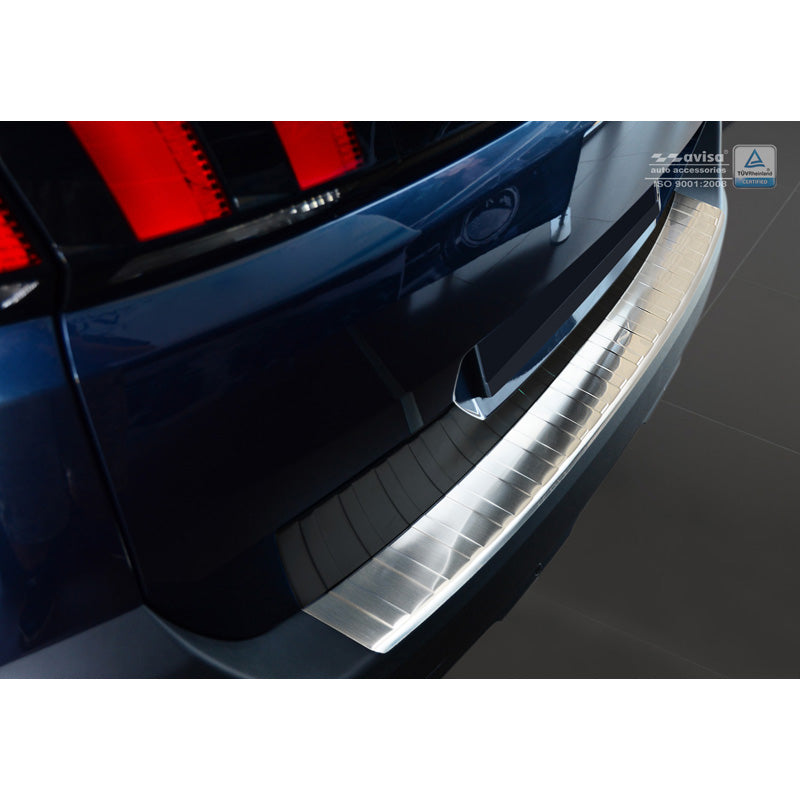 Avisa, Protezione paraurti posteriore, acciaio inossidabile, compatibile con Peugeot 5008 II 2017- (escl. GT-Line) 'Ribs'