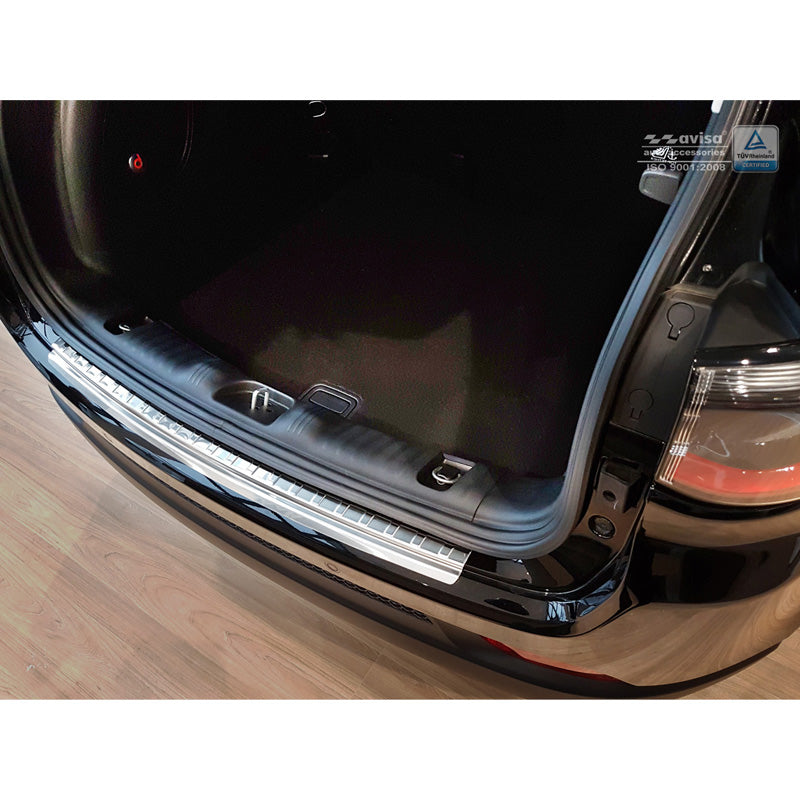 Avisa, Protezione paraurti posteriore, acciaio inossidabile, compatibile con Jeep Compass 2017- 'Ribs'