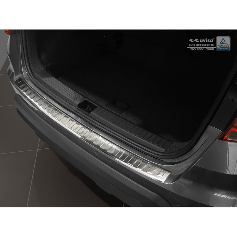 Avisa, protection de pare-chocs arrière, acier inoxydable, compatible avec Seat Arona 2017-2021 & Facelift 2021- 'Ribs'