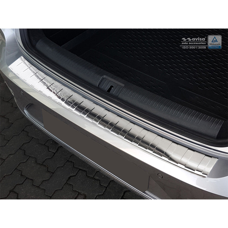 Avisa, protection de pare-chocs arrière, acier inoxydable, compatible avec Volkswagen Arteon 2017- 'Ribs'