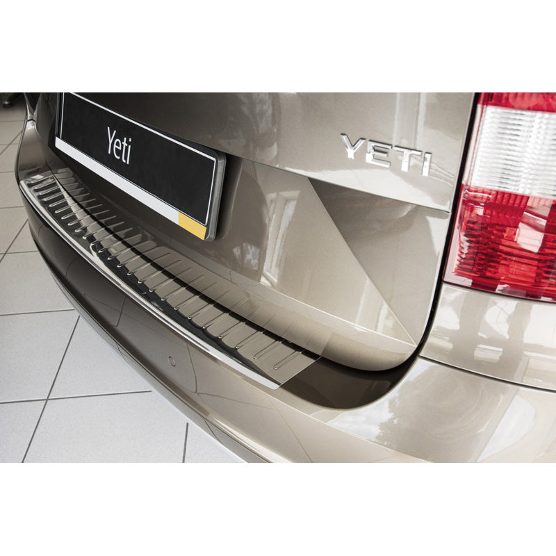 Avisa, protezione paraurti posteriore, acciaio inossidabile, adatta a Skoda Yeti City 2013-2017 'Ribs'
