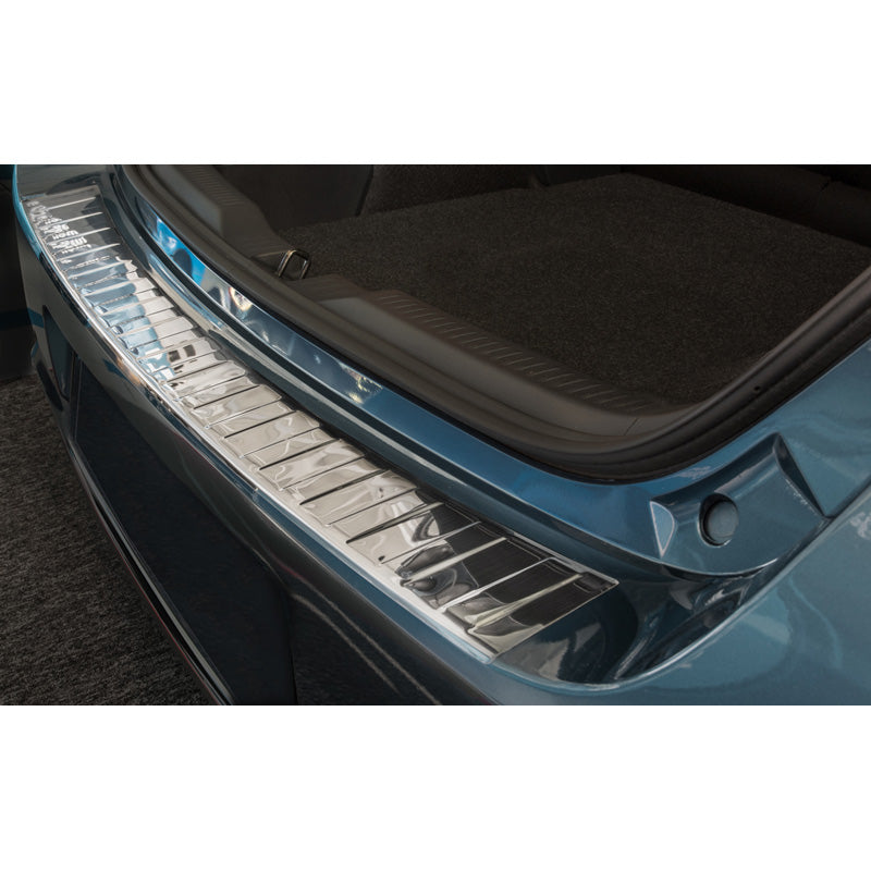Avisa, protector del paragolpes trasero, acero inoxidable, compatible con Toyota Auris Touring Sports 2015-2019 'Ribs'