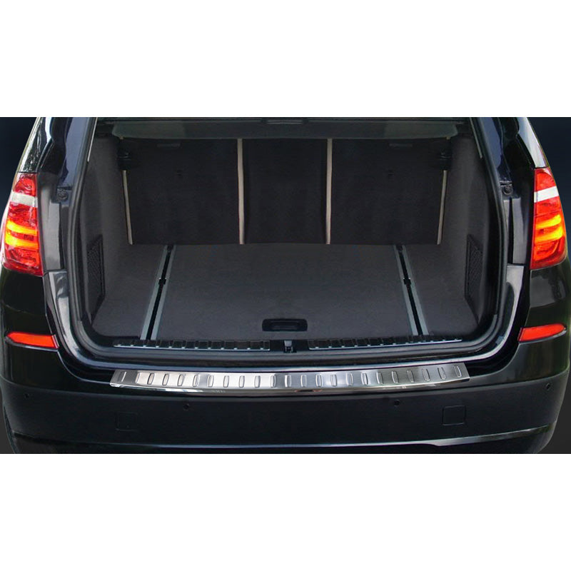 Avisa, protezione paraurti posteriore, acciaio inossidabile, compatibile con BMW X3 F25 Facelift 2014-2017
