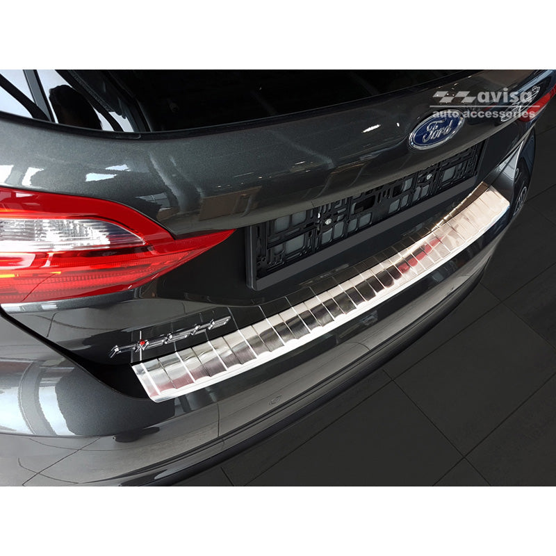 Avisa, protezione paraurti posteriore, acciaio inox, adatta a Ford Fiësta MK8 2017- 'Ribs'