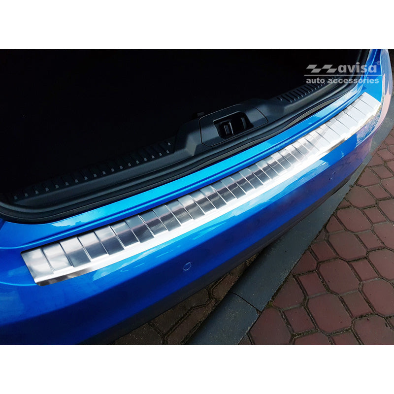 Avisa, ochrana zadního nárazníku, nerezová ocel, pasuje na Ford Focus IV HB 5-dveřový (včetně ST-Line) 2018-2021 & Facelift 2021- 'Ribs'