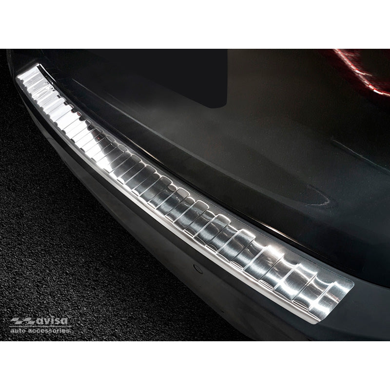 Avisa, ochrana zadního nárazníku, nerezová ocel, pasuje na BMW 3-Series G21 Touring M-Package 2018-2022 bez Sportline 'Ribs'