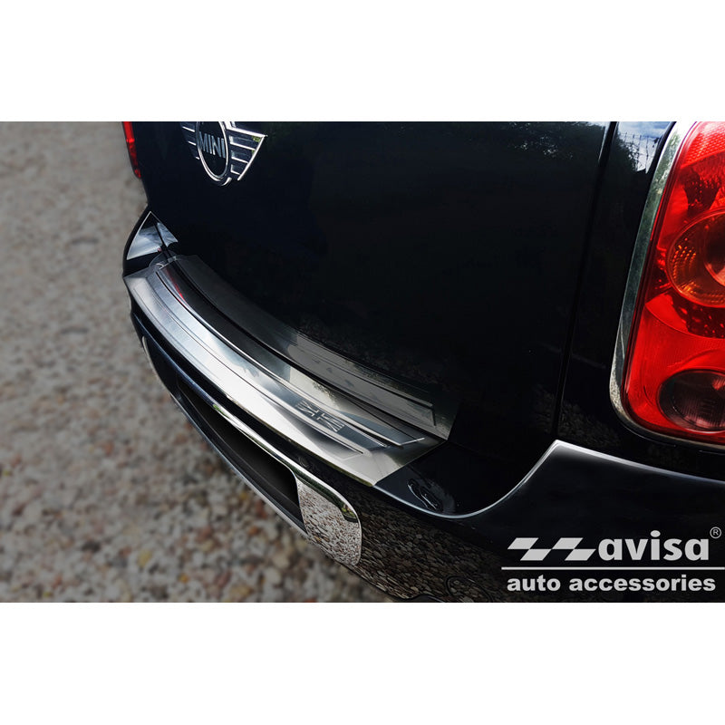 Avisa, ochrana zadního nárazníku, nerezová ocel, pasuje na Mini Countryman R60 2010-2014 'British Flag'