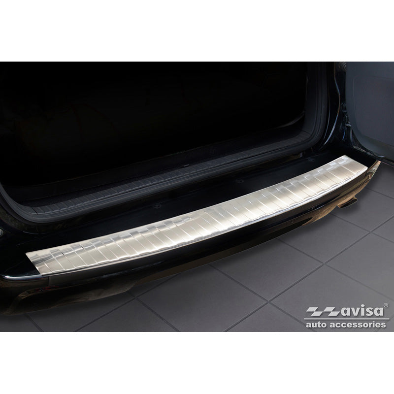 Avisa, Achterbumperbeschermer, roestvrij staal, past op Toyota RAV-4 FL 2008-2010 'Ribs' (alleen met reservewiel)