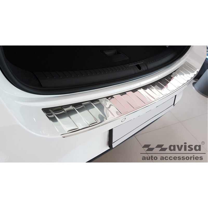 Avisa, Protezione paraurti posteriore, acciaio inossidabile, compatibile con Seat Leon IV ST Sportstourer incl. FR & Cupra Leon Sportstourer 2020-2024 & FL 2024- 'Ribs'