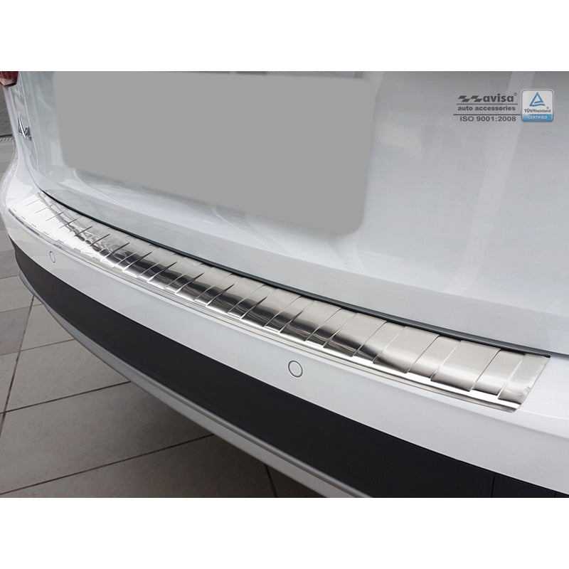 Avisa, nakładka ochronna tylnego zderzaka, stal nierdzewna, pasuje do Audi A4 B9 Allroad 2015-2019 & FL 2019- 'Ribs'