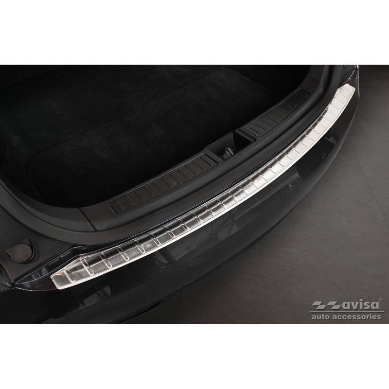 Avisa, ochraniacz tylnego zderzaka, stal nierdzewna, pasuje do Tesla Model S 2012- 'Ribs'