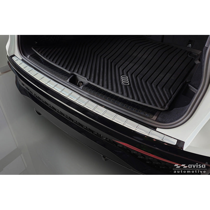 Avisa, protector de paragolpes trasero, acero inoxidable, compatible con Audi Q5 (GUB) 2025-, plateado