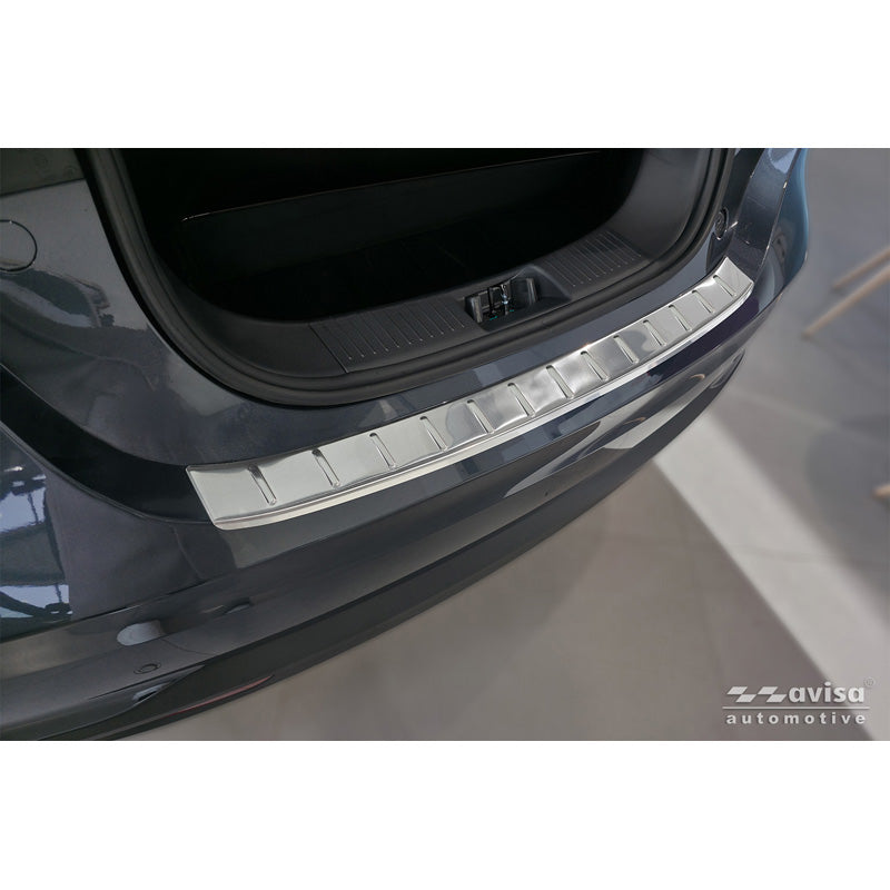 Avisa, protezione paraurti posteriore, acciaio inox, adatto a Leapmotor T03 (2024-) - argento
