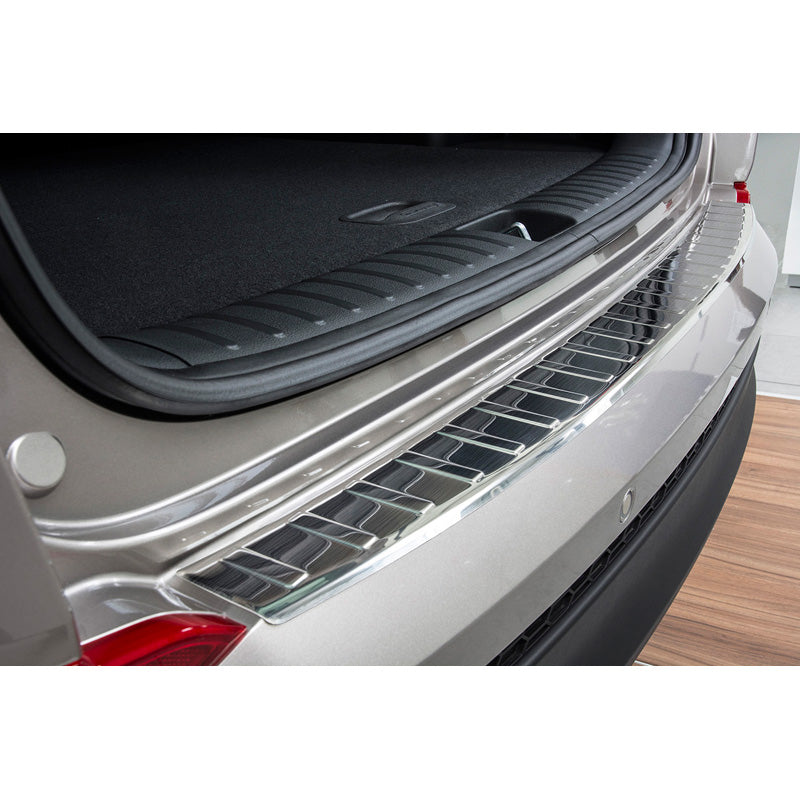 Avisa, kryt zadního nárazníku, nerezová ocel, pasuje na Hyundai Tucson 2015-2018 'Ribs'