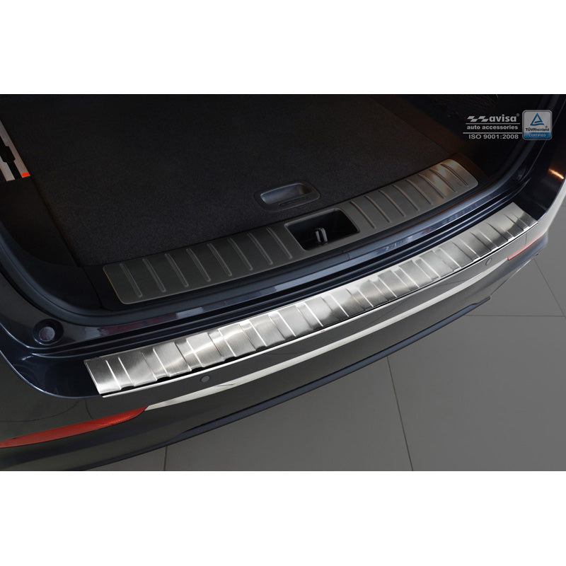 Avisa, Protezione paraurti posteriore, acciaio inox, adatto a Kia Optima familiare 2016- 'Ribs'