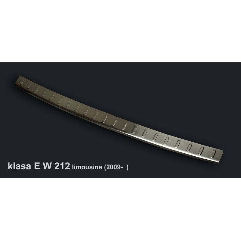 Avisa, Protezione paraurti posteriore, acciaio inox, adatto a Mercedes E-Class W212 Sedan 2009-2013 incl. AMG 'Ribs'