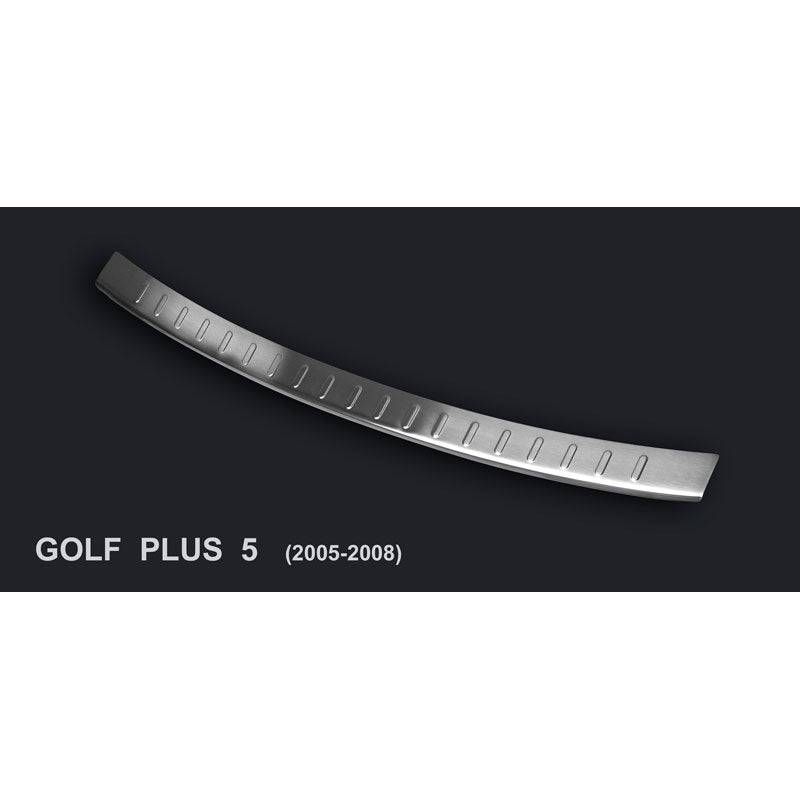 Avisa, Ochrana zadního nárazníku, nerezová ocel, pasuje na Volkswagen Golf V Plus 2005-2008 'Ribs'