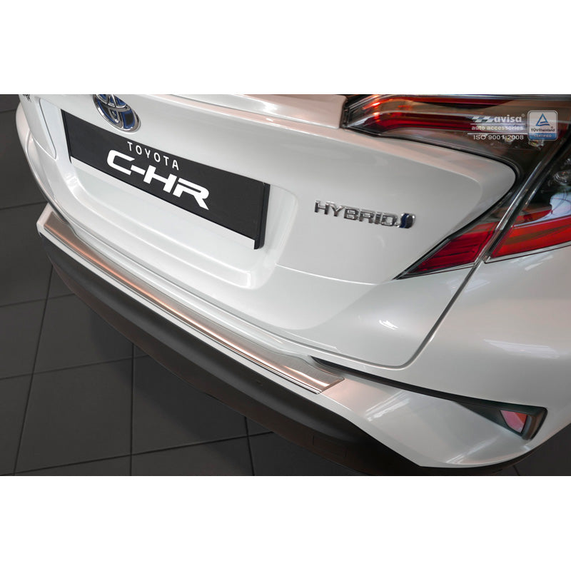 Avisa, protezione per paraurti posteriore, acciaio inox, adatta a Toyota C-HR 2016-2019 & Facelift 2019-2023