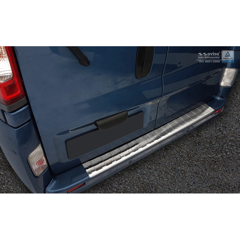 Avisa, ochrana zadního nárazníku, nerezová ocel, pasuje na Opel Vivaro/Renault Trafic/Nissan Primastar 2001-2014 'Ribs'