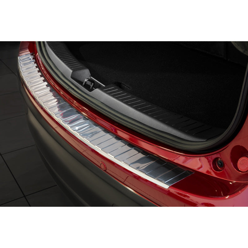 Avisa, Rear bumper protector, stainless steel, fits Mazda CX-5 2012-2017 'Ribs'