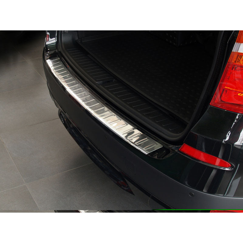Avisa, protezione per paraurti posteriore, acciaio inox, adatta a BMW X3 2010-2014 incl. M-Sport 'Ribs'