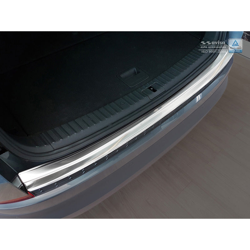 Avisa, Rear Bumper Protector, Stainless Steel, Fits Skoda Kodiaq 2017-2021 & FL 2021-2024 Incl. RS & Scout