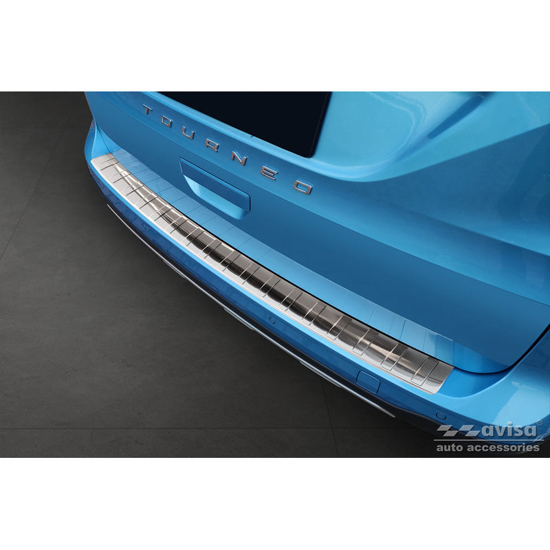 Avisa, Rear bumper protector, Stainless steel, fits Ford Tourneo Connect III 2022- 'Ribs'