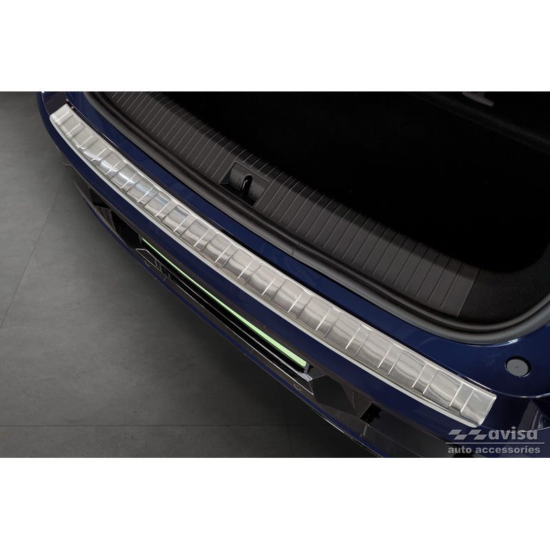 Avisa, Protezione paraurti posteriore, Acciaio inossidabile, adatto a Renault Megane E-Tech 2022- 'Ribs'