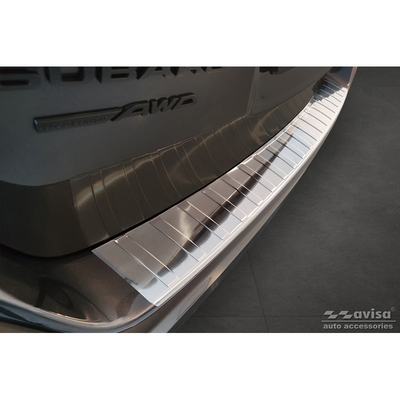 Avisa, Protezione paraurti posteriore, Acciaio inossidabile, adatto a Subaru Outback (BT) 2020- 'Ribs'